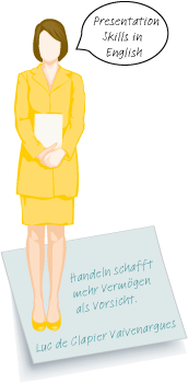 Trainerin fr Prsentieren in Englisch
